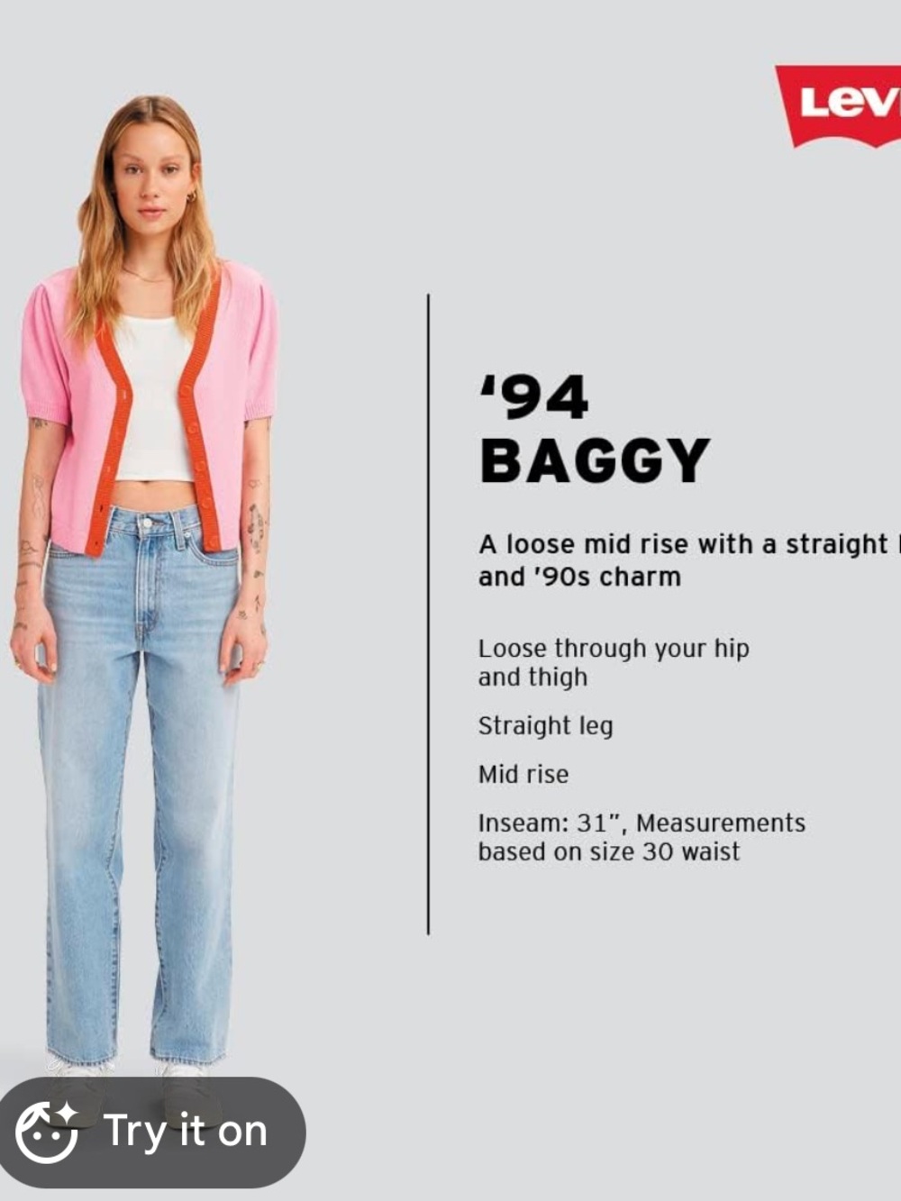 Levi's ‘94 Baggy Wide Jeans